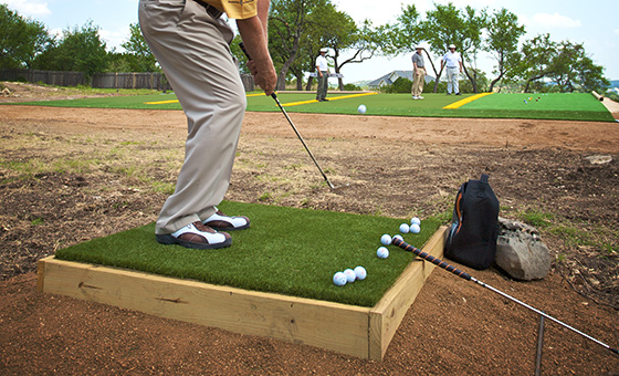 dave pelz elements of practice fairway wedge tee box shots